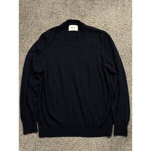 NN07 Blue New Barca 6630 Merino Wool Men's Crew Sweater Size Medium